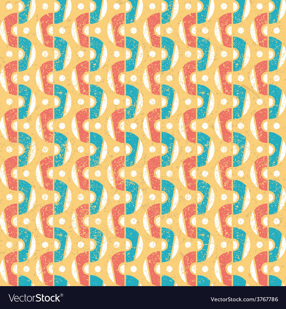 Pattern in retro style