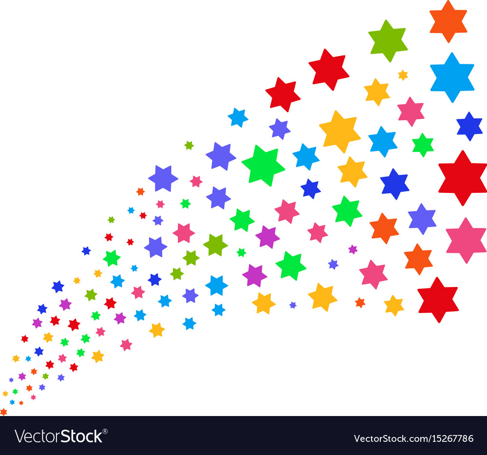 Source stream of six pointed star
