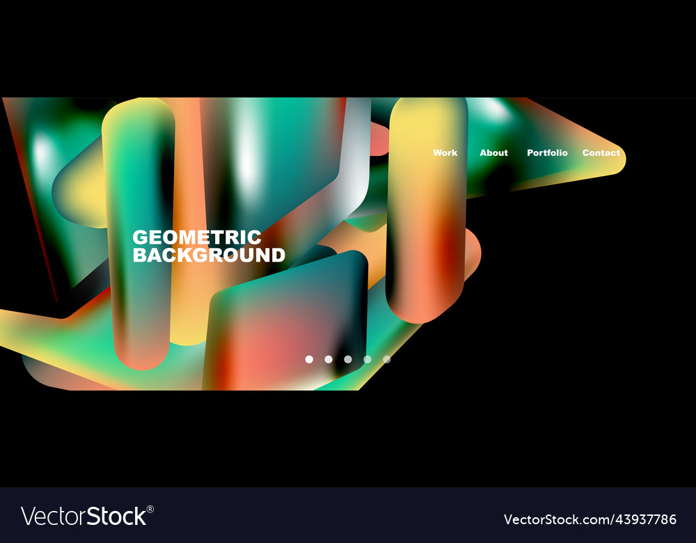Tech minimal geometric wallpaper creative Vector Image