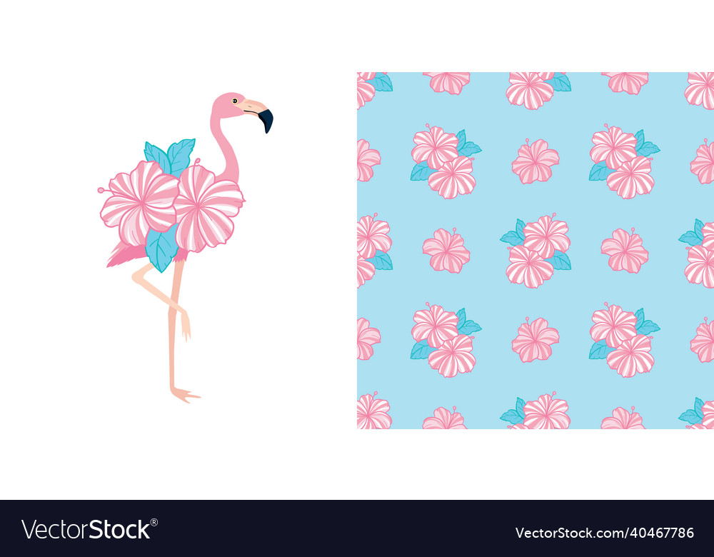 Wallpaper set of seamless patterns with images vector image Wallpaper set of seamless patterns with images