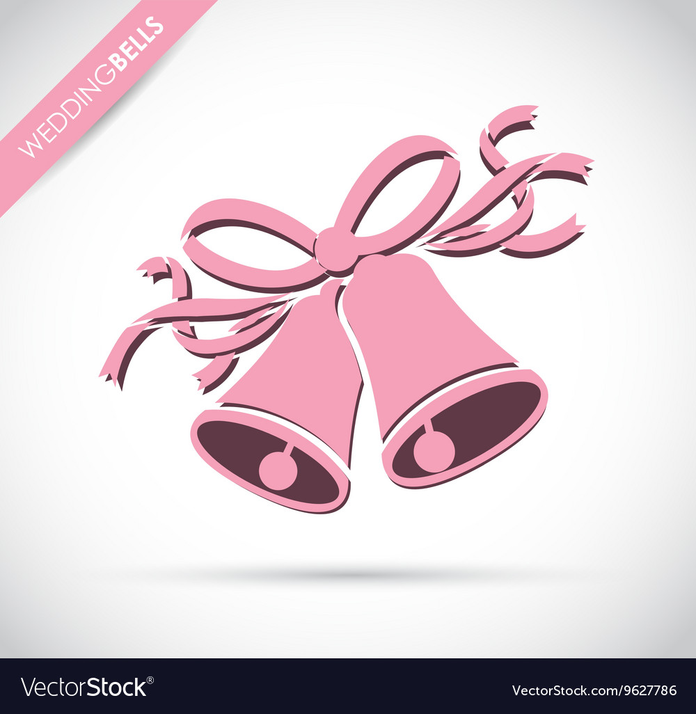 Wedding bells Royalty Free Vector Image - VectorStock