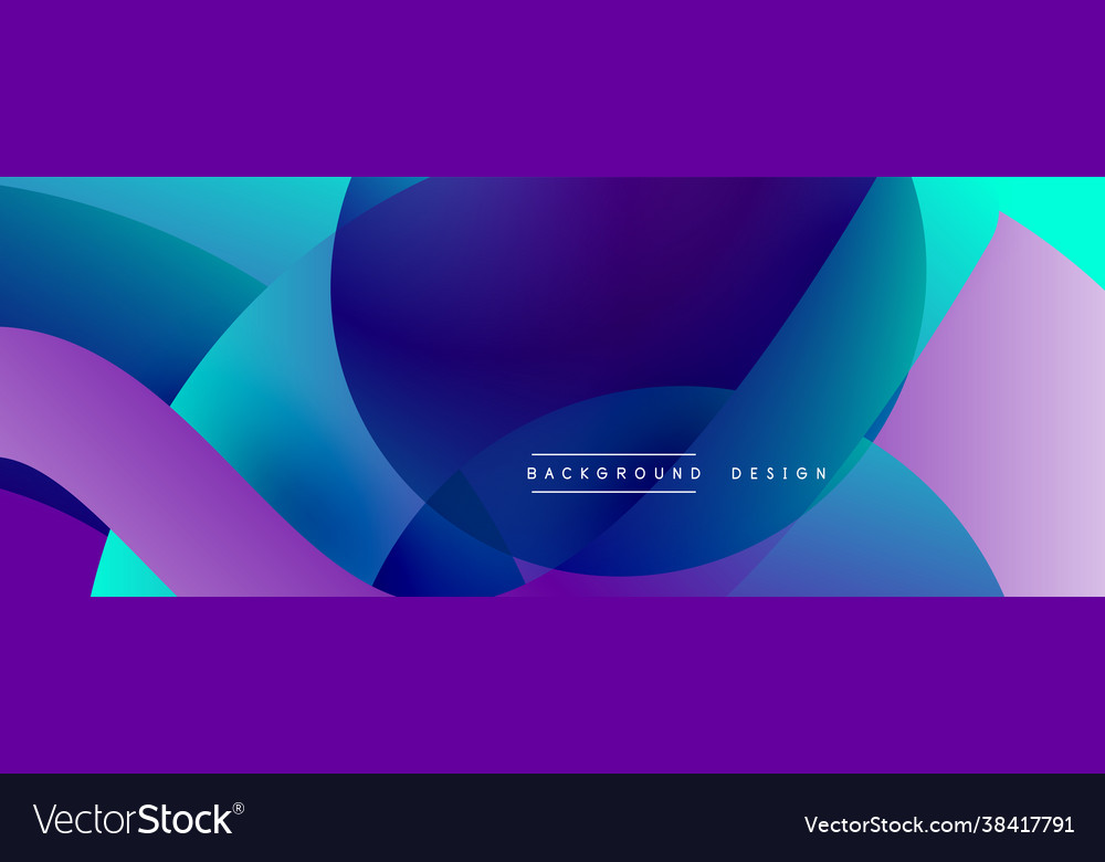 Abstract overlapping lines and circles geometric