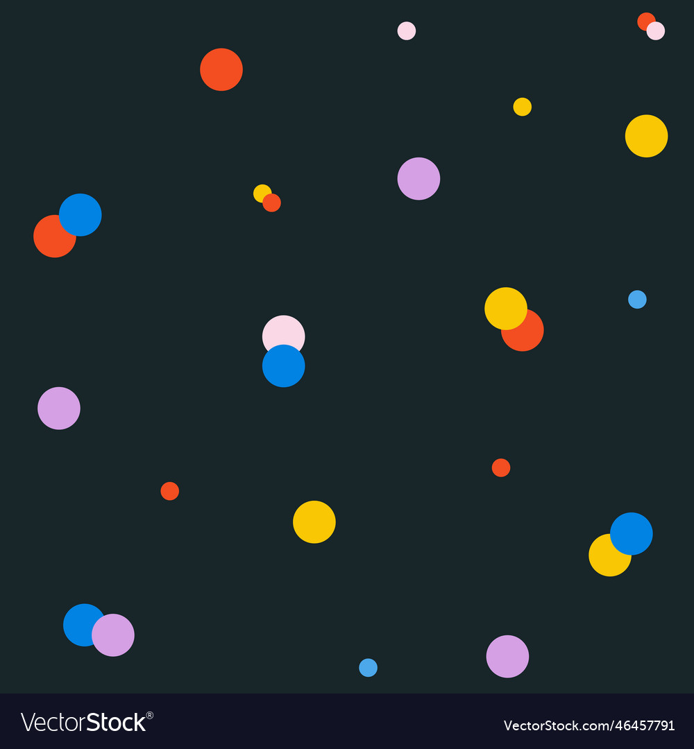 Seamless pattern with colorful dots