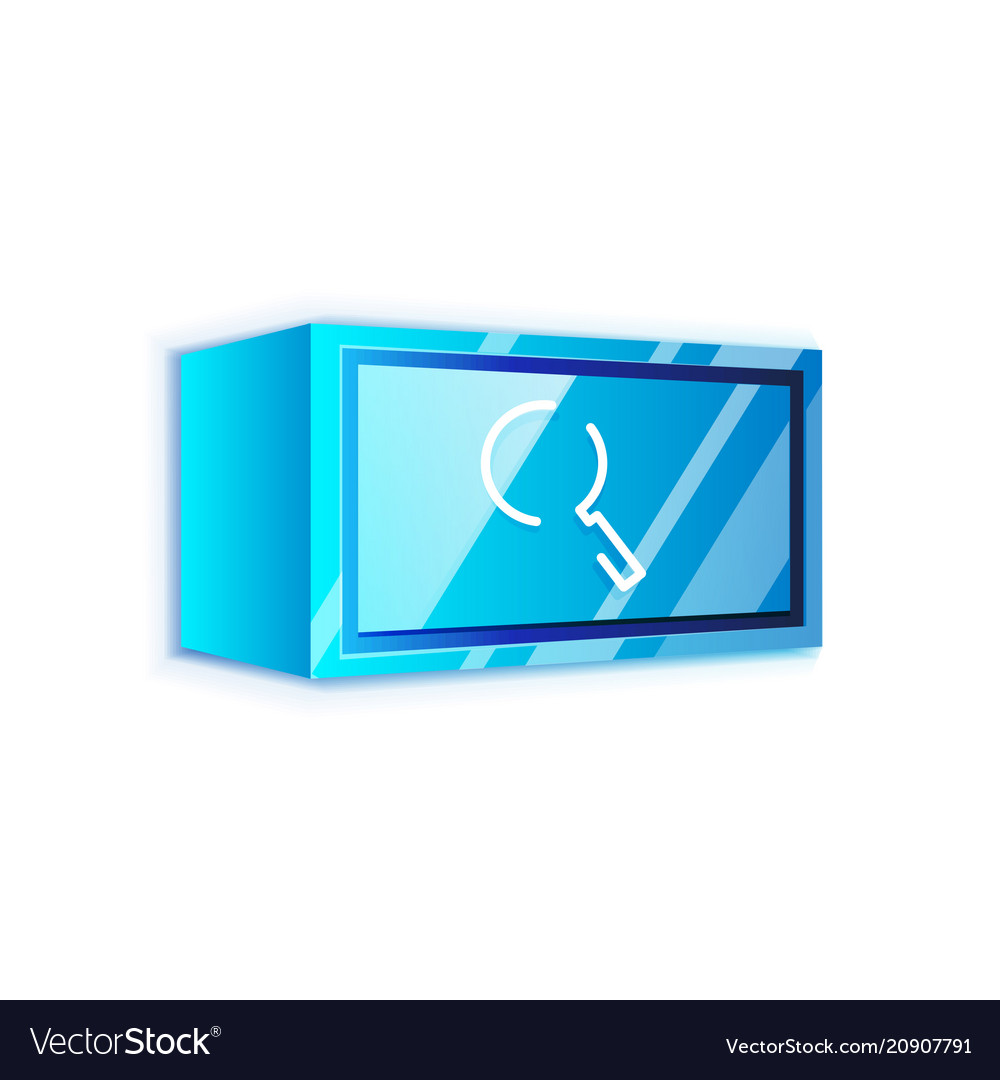 Search magnifier web button magnify icon modern vector image Search magnifier web button magnify icon modern