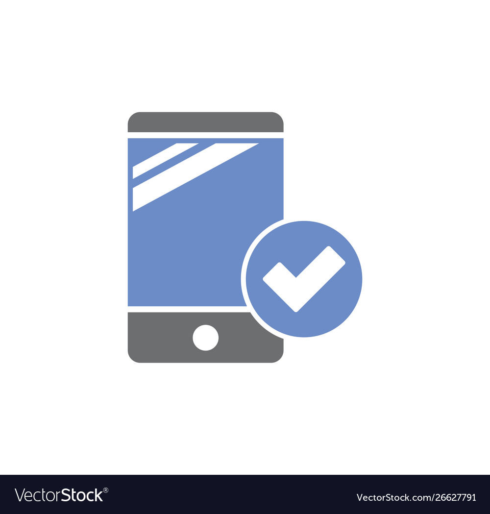 Smartphone service related icon on background