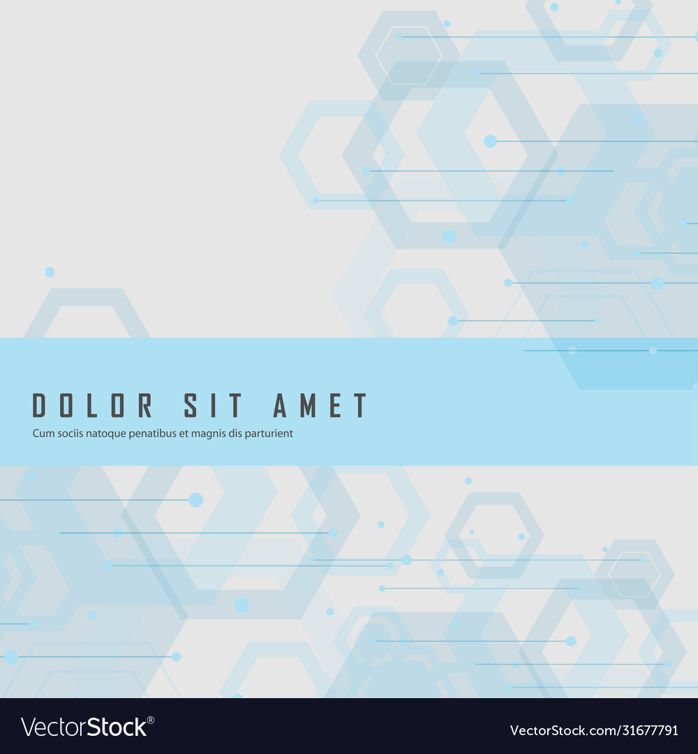 Structure pattern with connected hexagons lines vector image Structure pattern with connected hexagons lines
