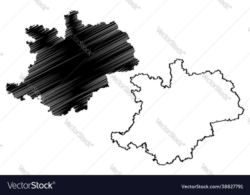 Upper franconia federal republic germany Vector Image