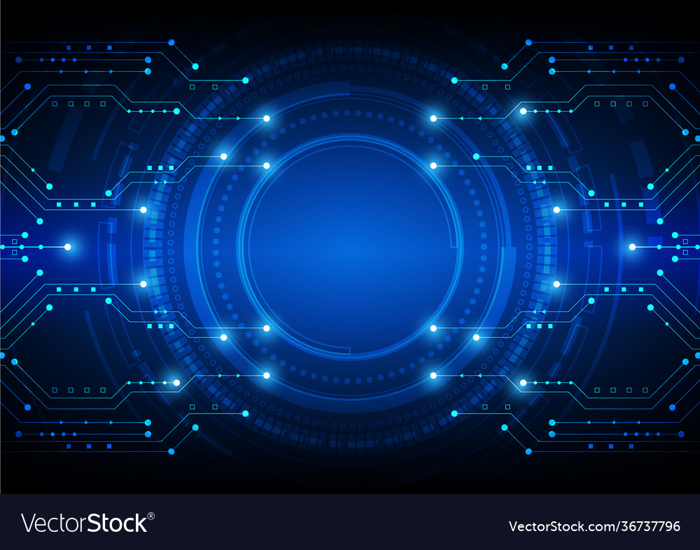 Circuit technology background with hi-tech digital