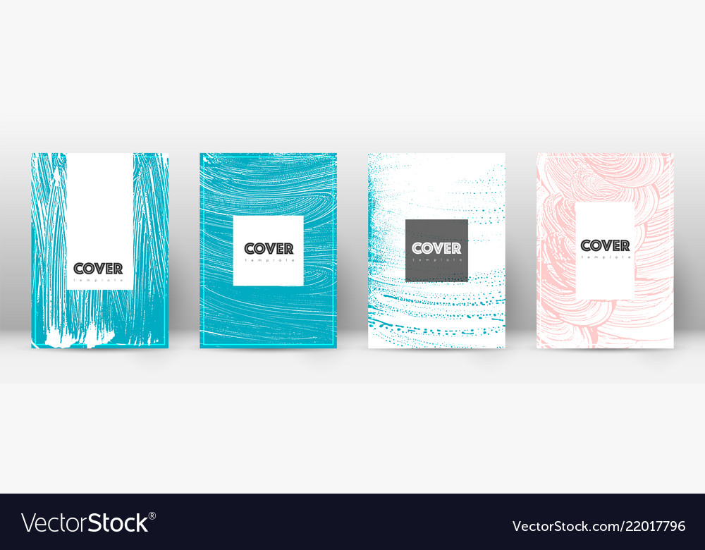 Cover page design template hipster brochure