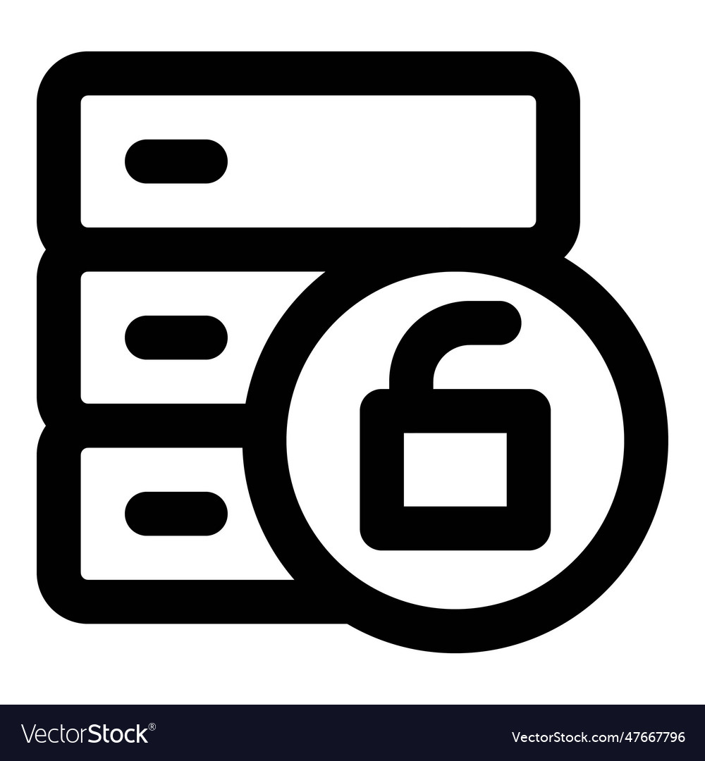Database unlocked attack on information