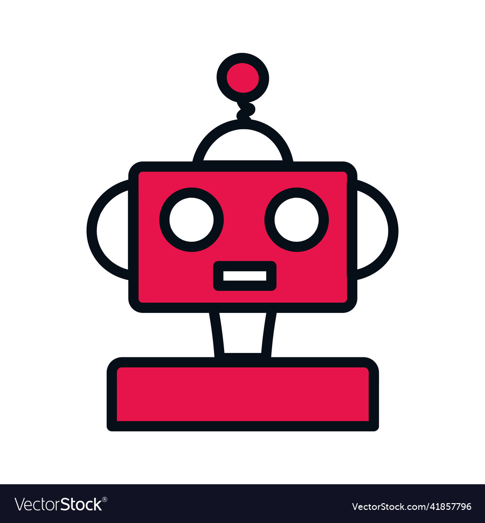 Red robot icon