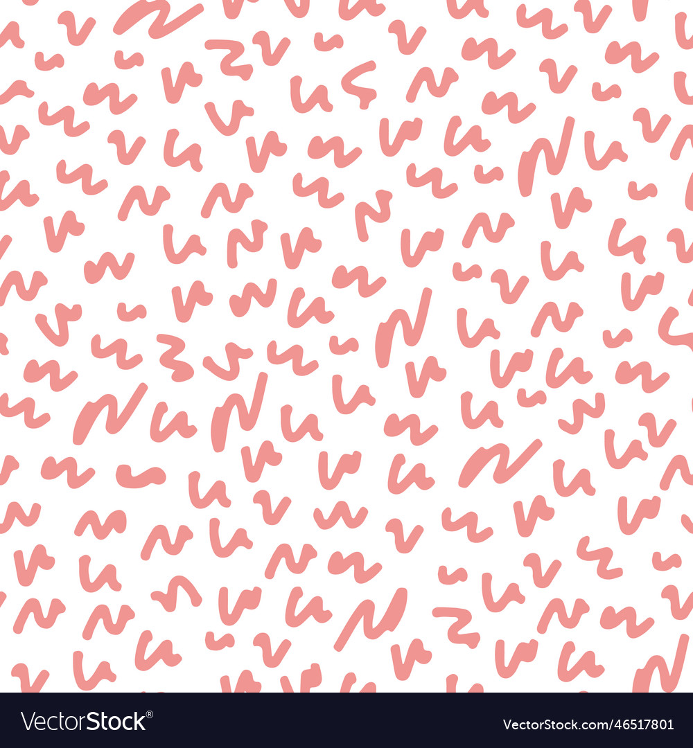Abstract seamless pattern with squiggles vector image Abstract seamless pattern with squiggles