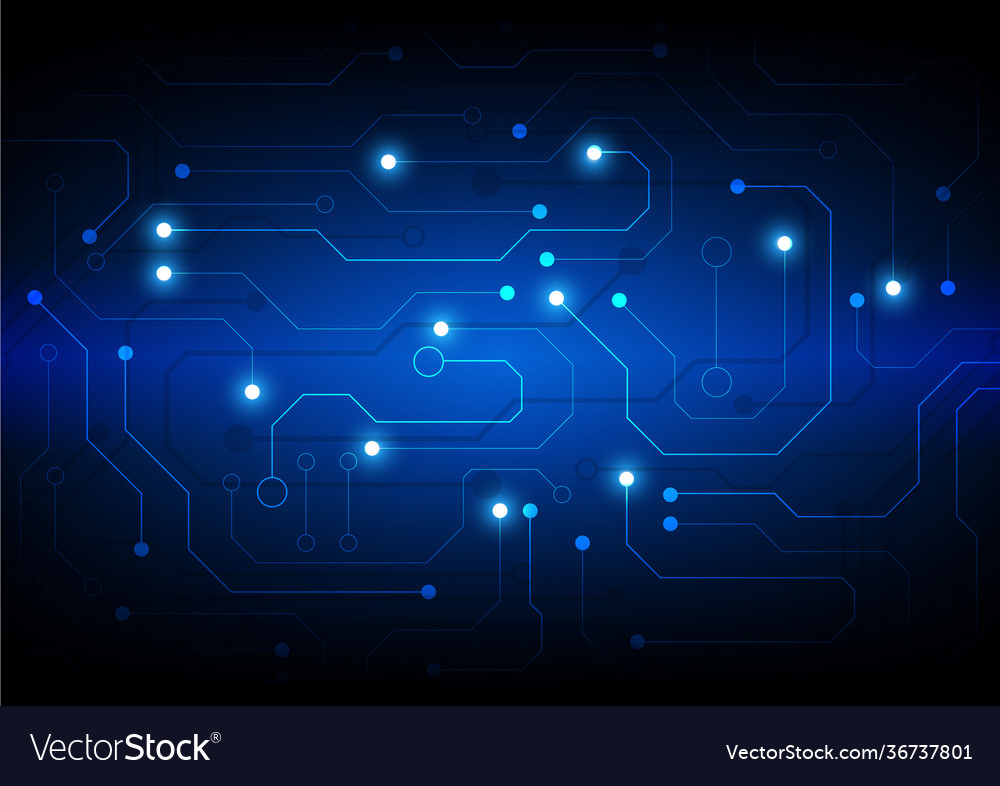 Circuit technology background with hi-tech digital vector image Circuit technology background with hi-tech digital