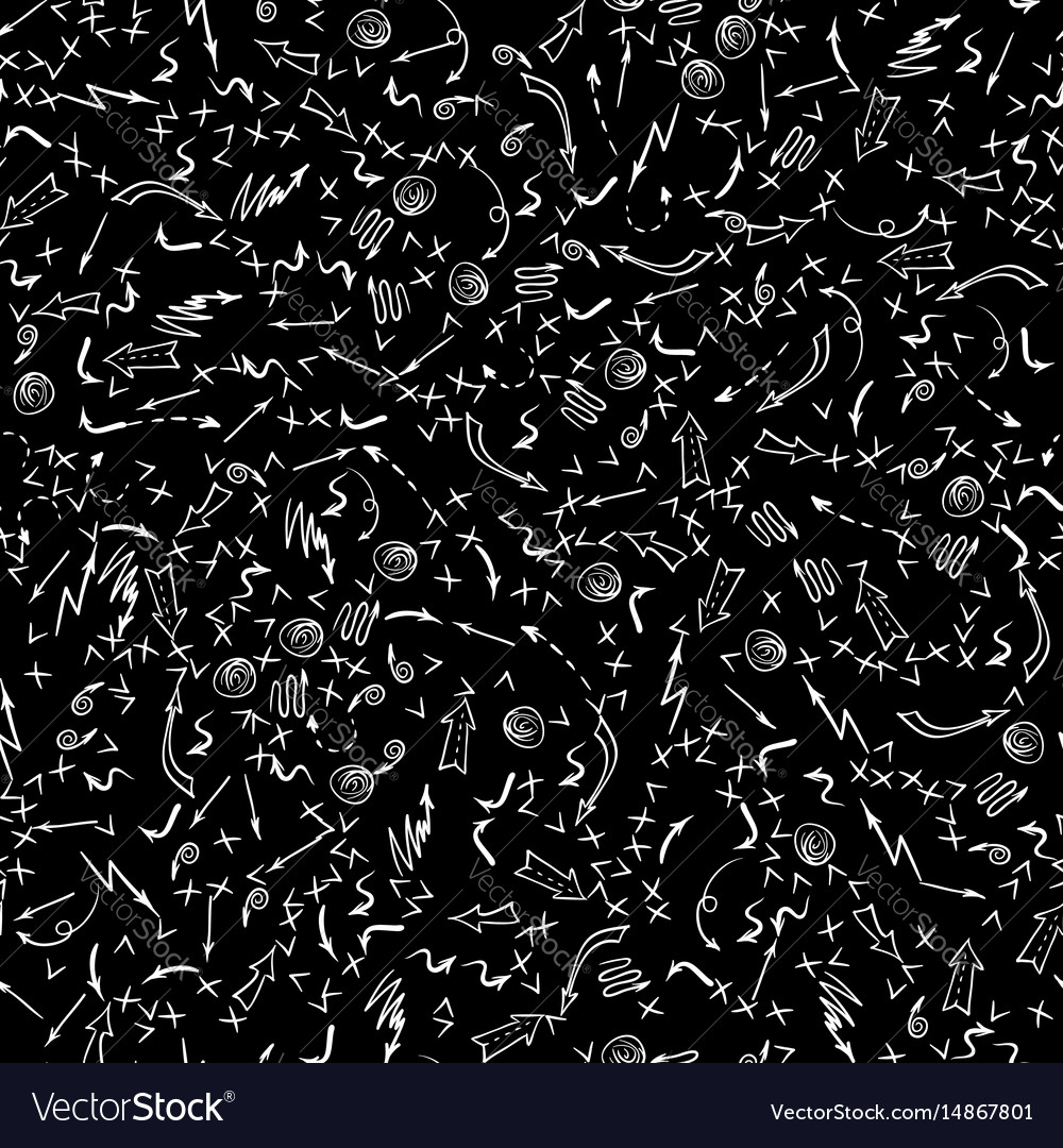 Different arrows seamless pattern