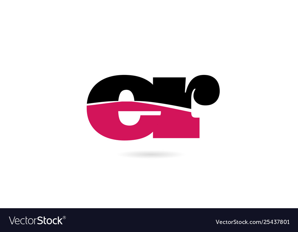 Er e r pink and black alphabet letter combination