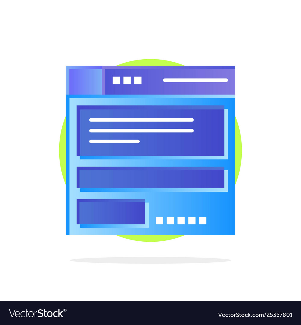 File browser computing code abstract circle vector image File browser computing code abstract circle