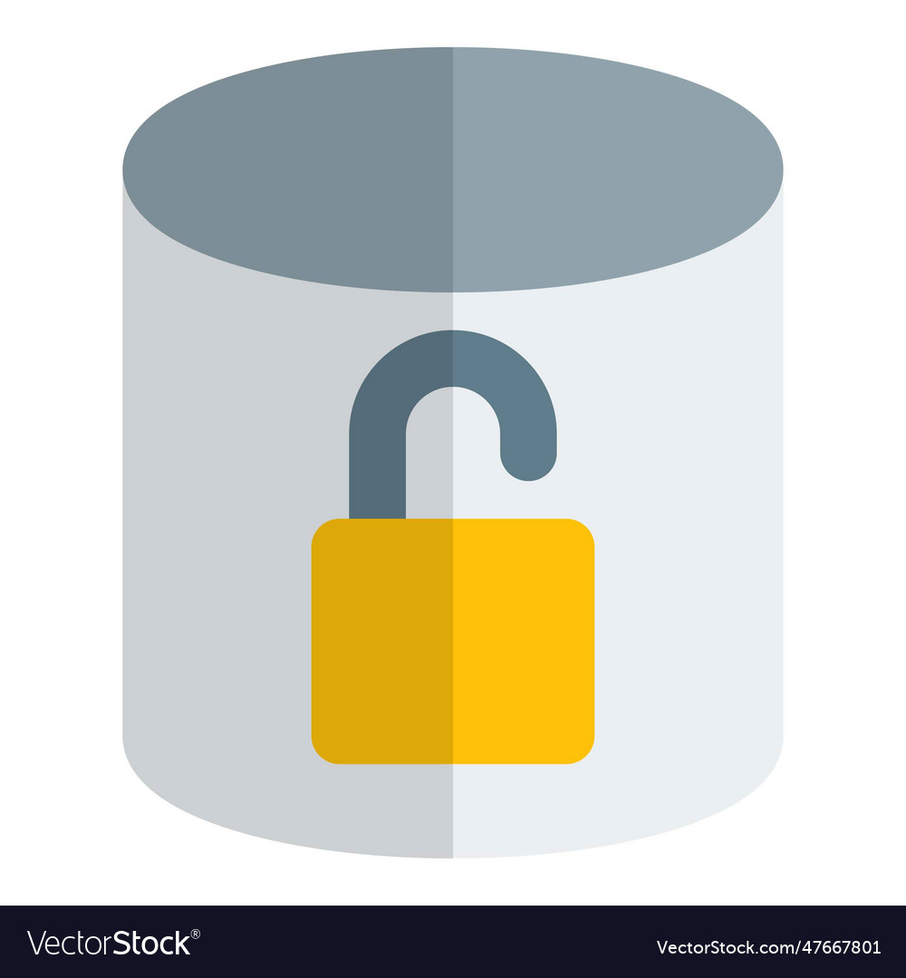 Locked removed from a database or unsecure