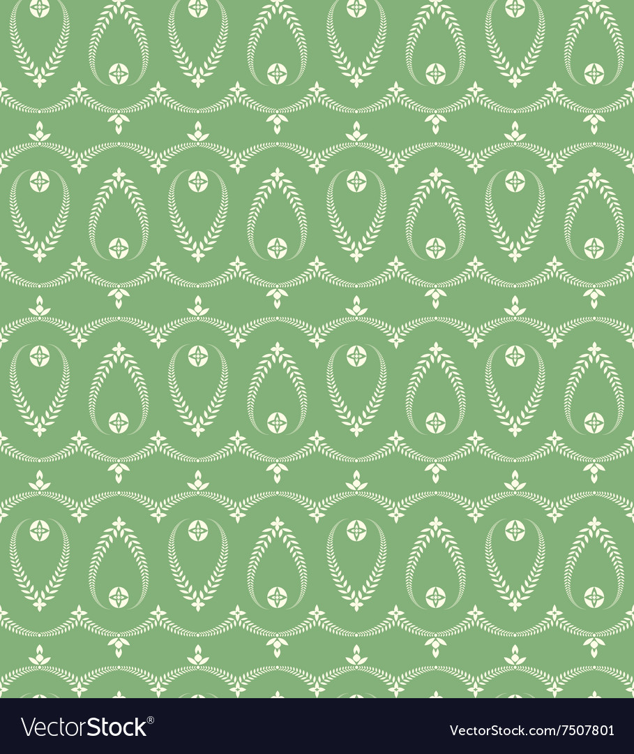 Religion seamless pattern laurel wreath lace