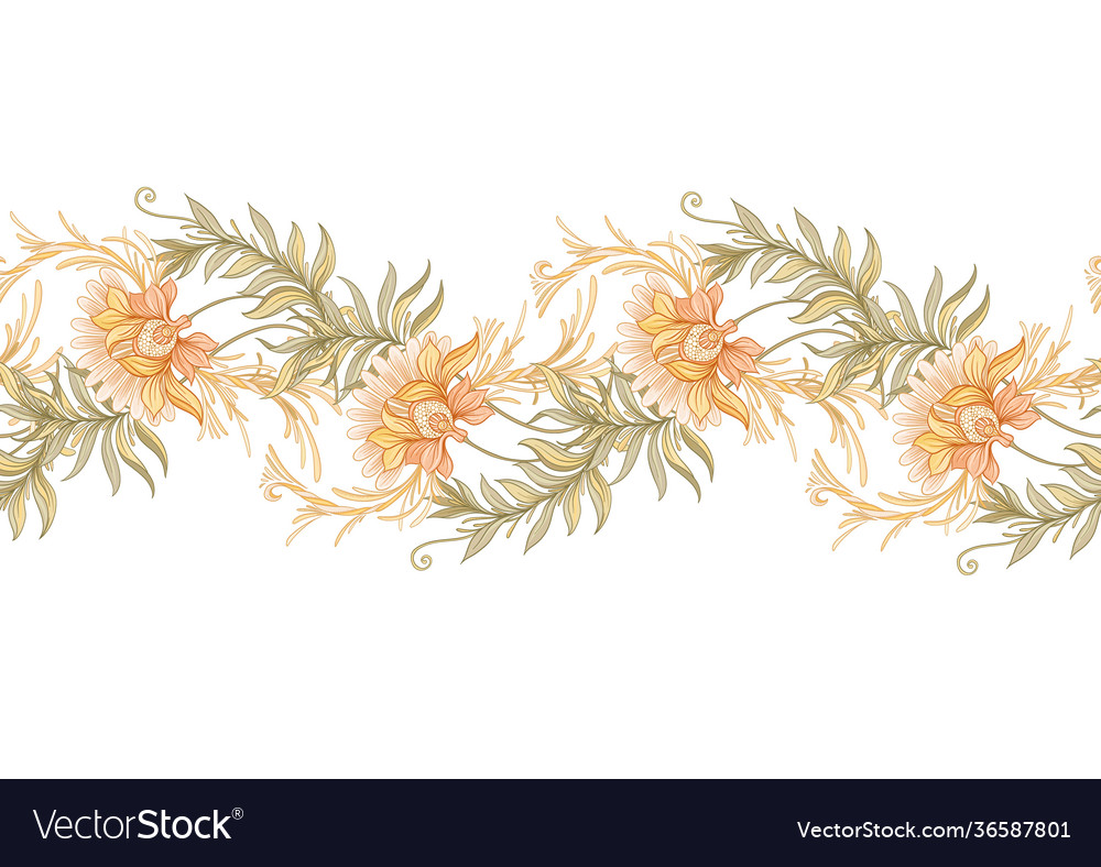 Seamless pattern background with decorative vector image Seamless pattern background with decorative