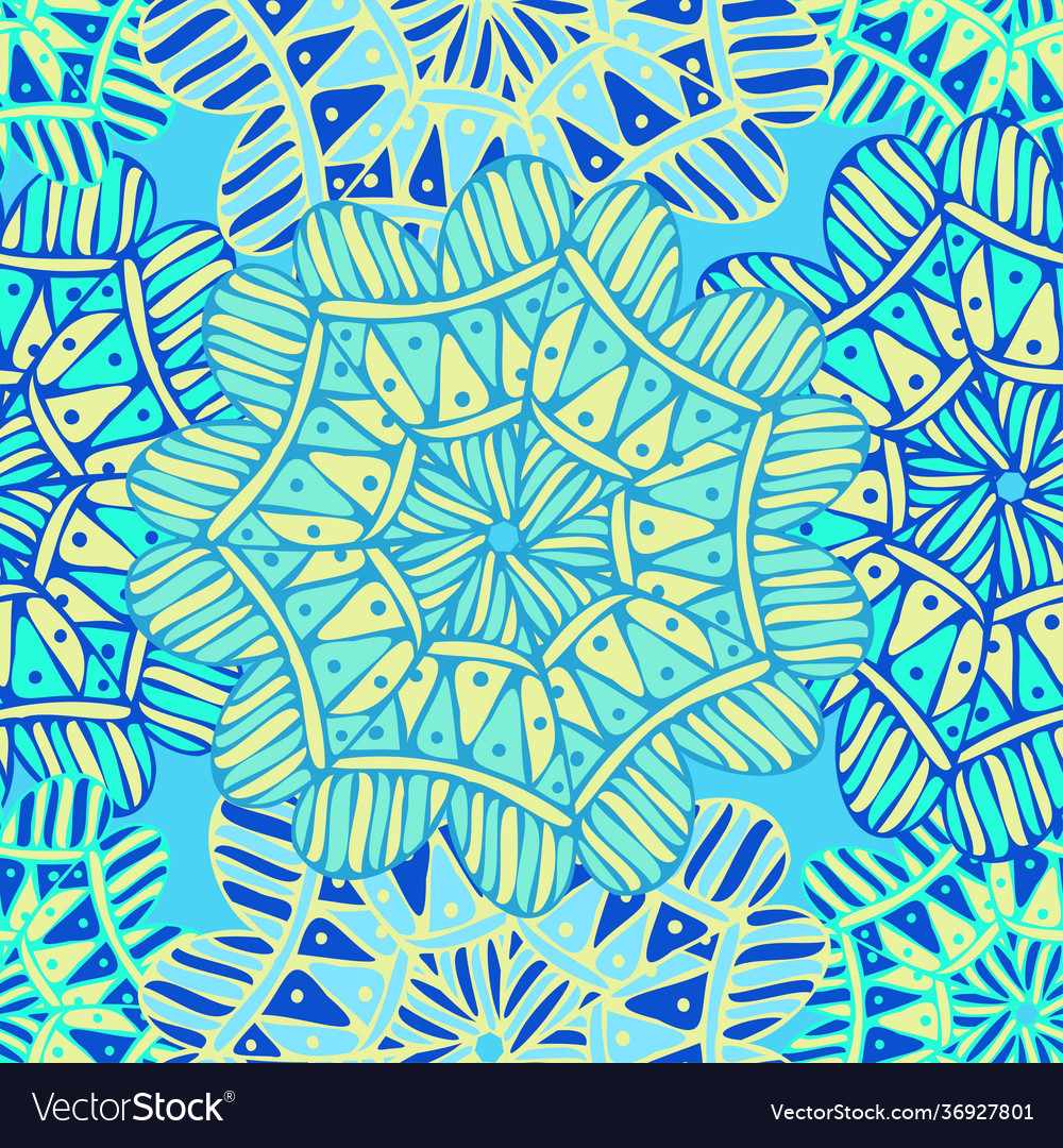 Seamless pattern colorful design vector image Seamless pattern colorful design