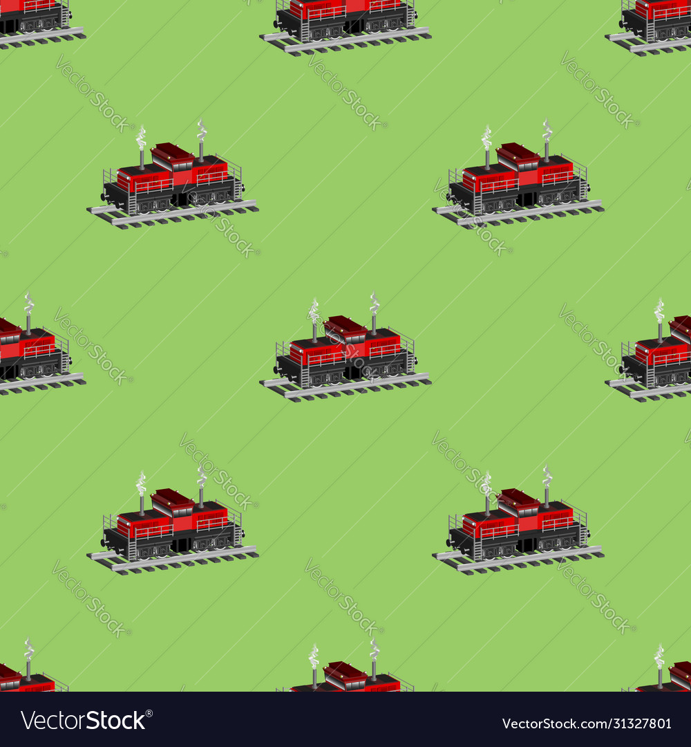 Seamless pattern without a mask diesel shunting