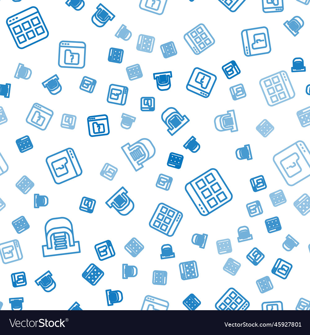 Set line hangar with servers browser files vector image Set line hangar with servers browser files