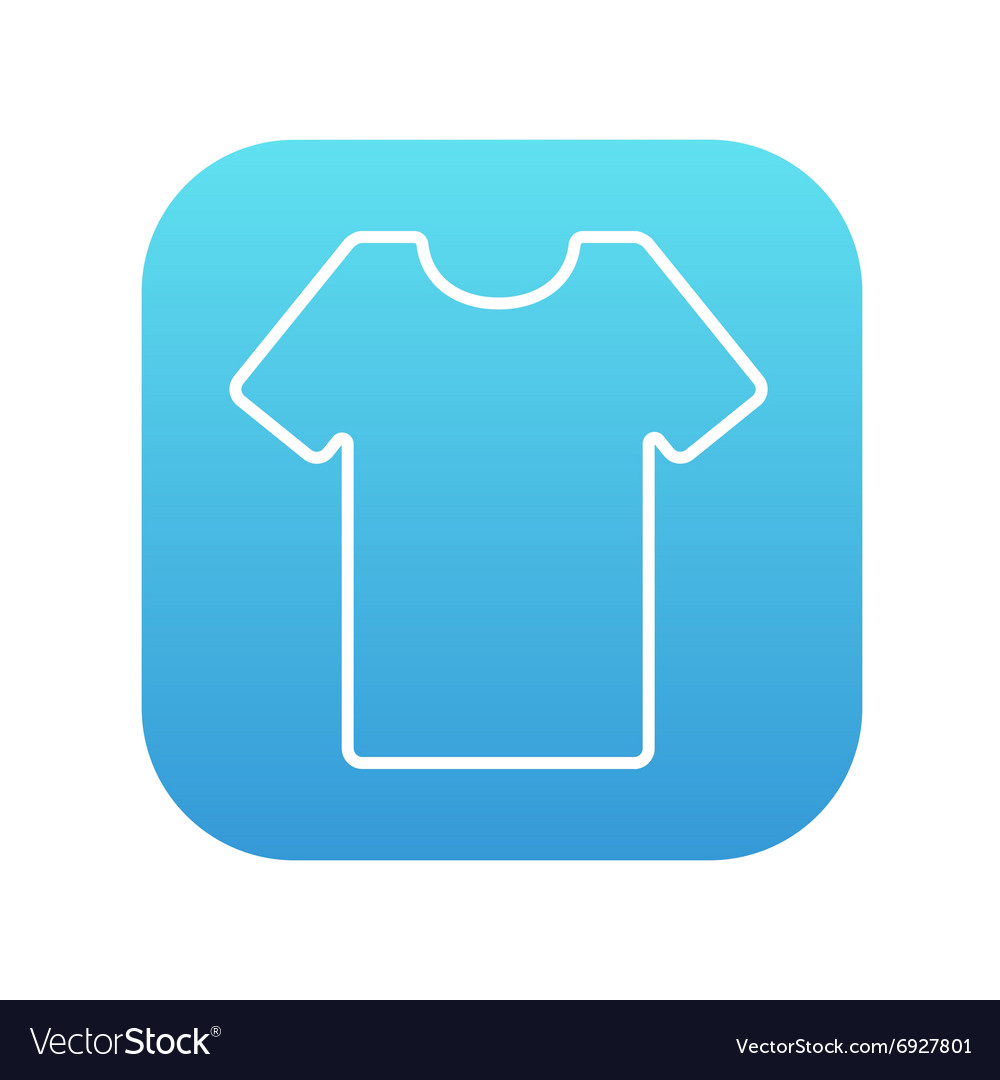 T-shirt line icon