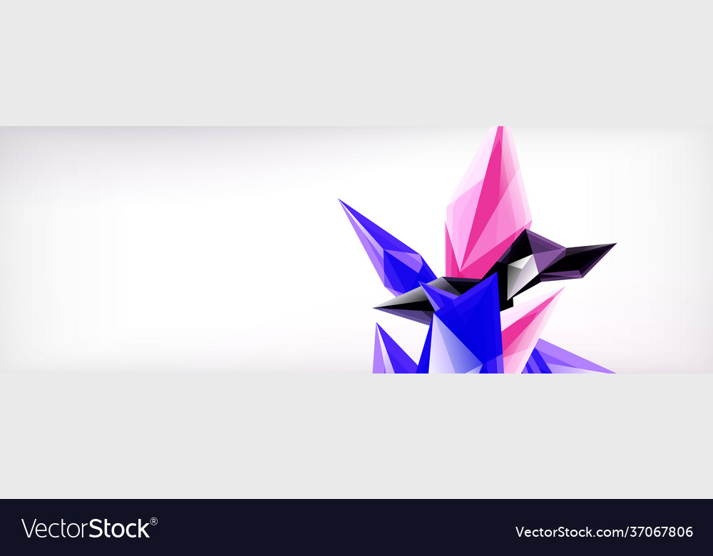 3d triangles and pyramids abstract vector image 3d triangles and pyramids abstract