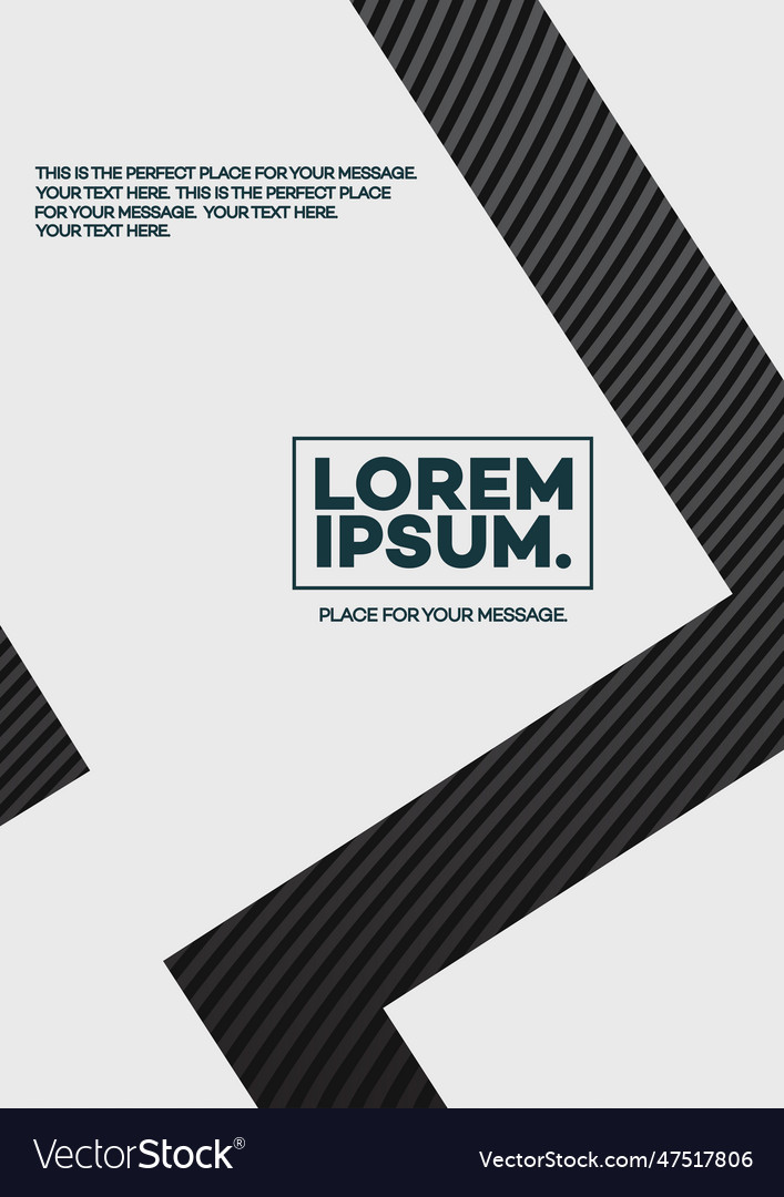 Cover design template with abstract lines vector image Cover design template with abstract lines