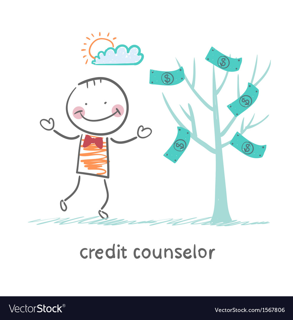 Credit counselor near the money tree