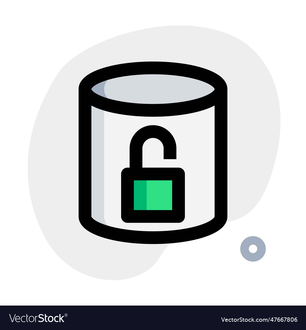 Locked removed from a database or unsecure