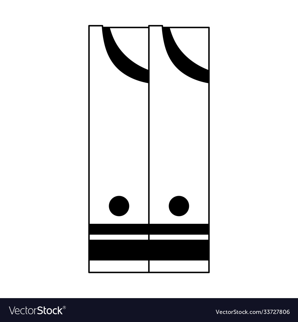 Office binders file archive isolated icon line