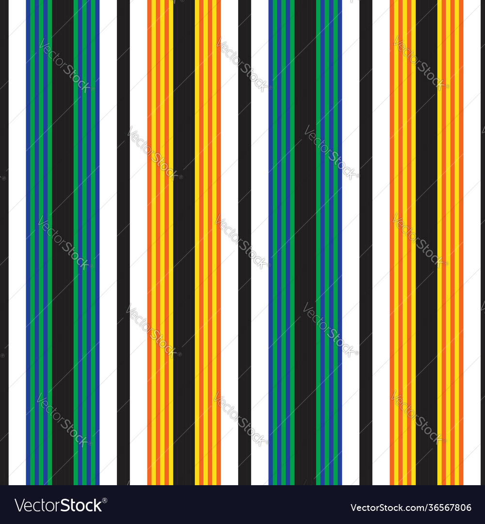 Rainbow stripe seamless pattern background vector image Rainbow stripe seamless pattern background