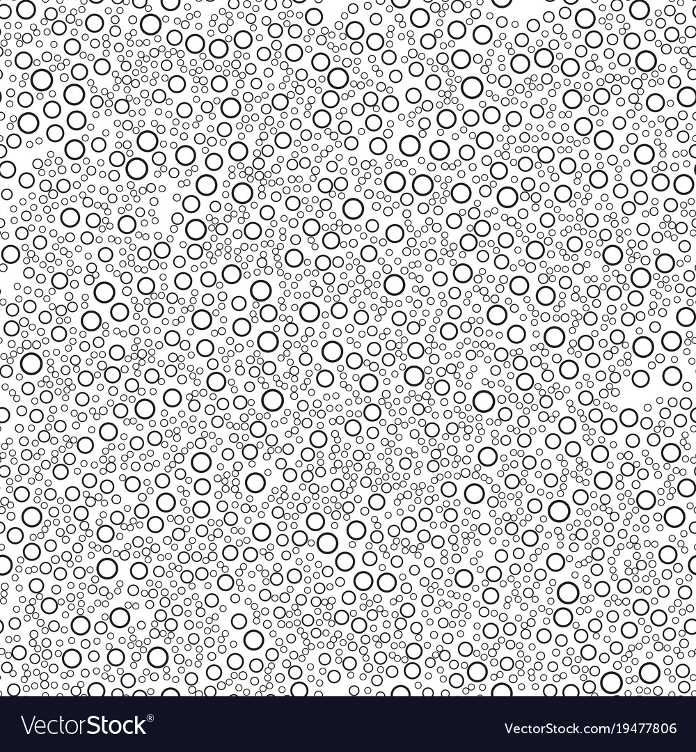 Seamless pattern with circles of different