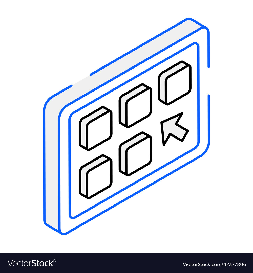 User interface Royalty Free Vector Image - VectorStock