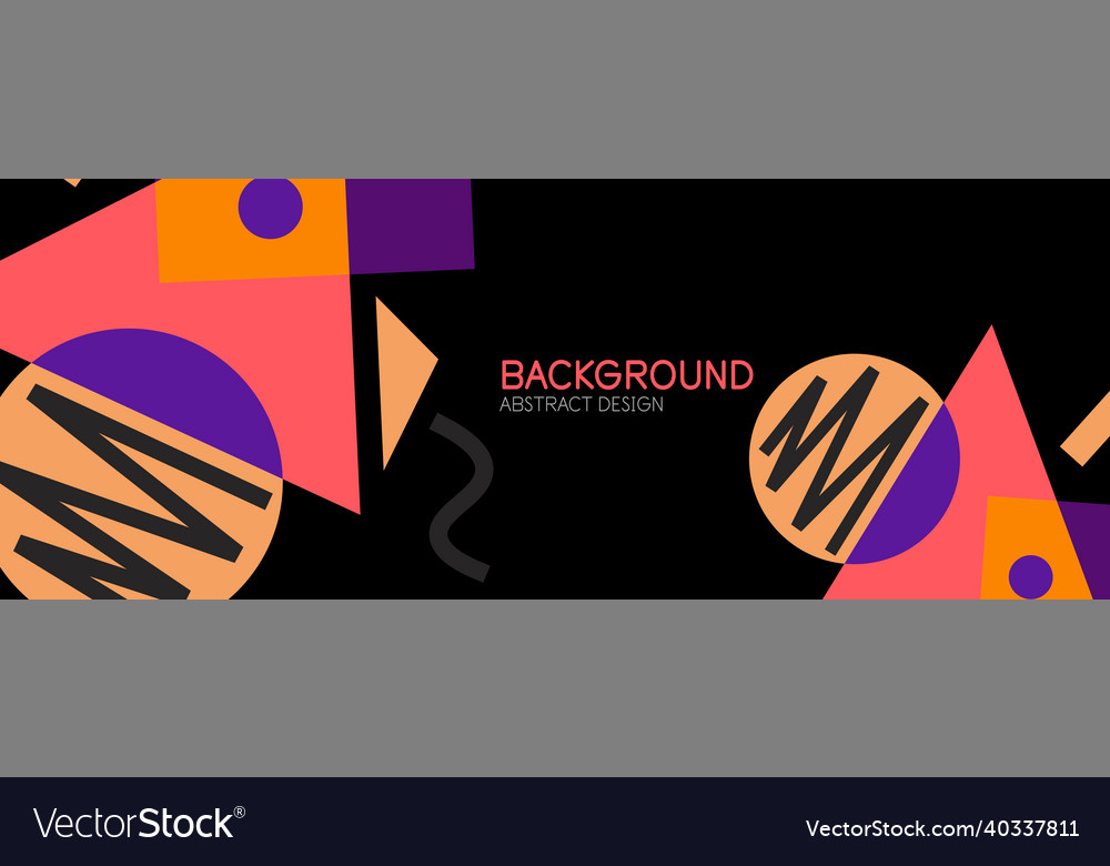 Abstract background blocks lines triangles