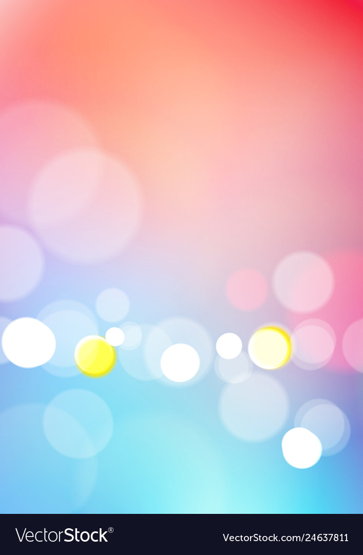 Abstract bokeh light on soft colors background