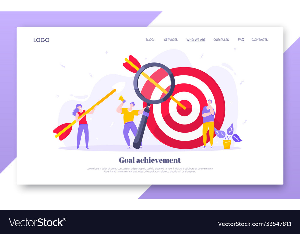 Goal achievement business concept sport target