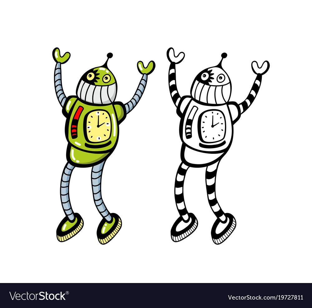 Happy robots set