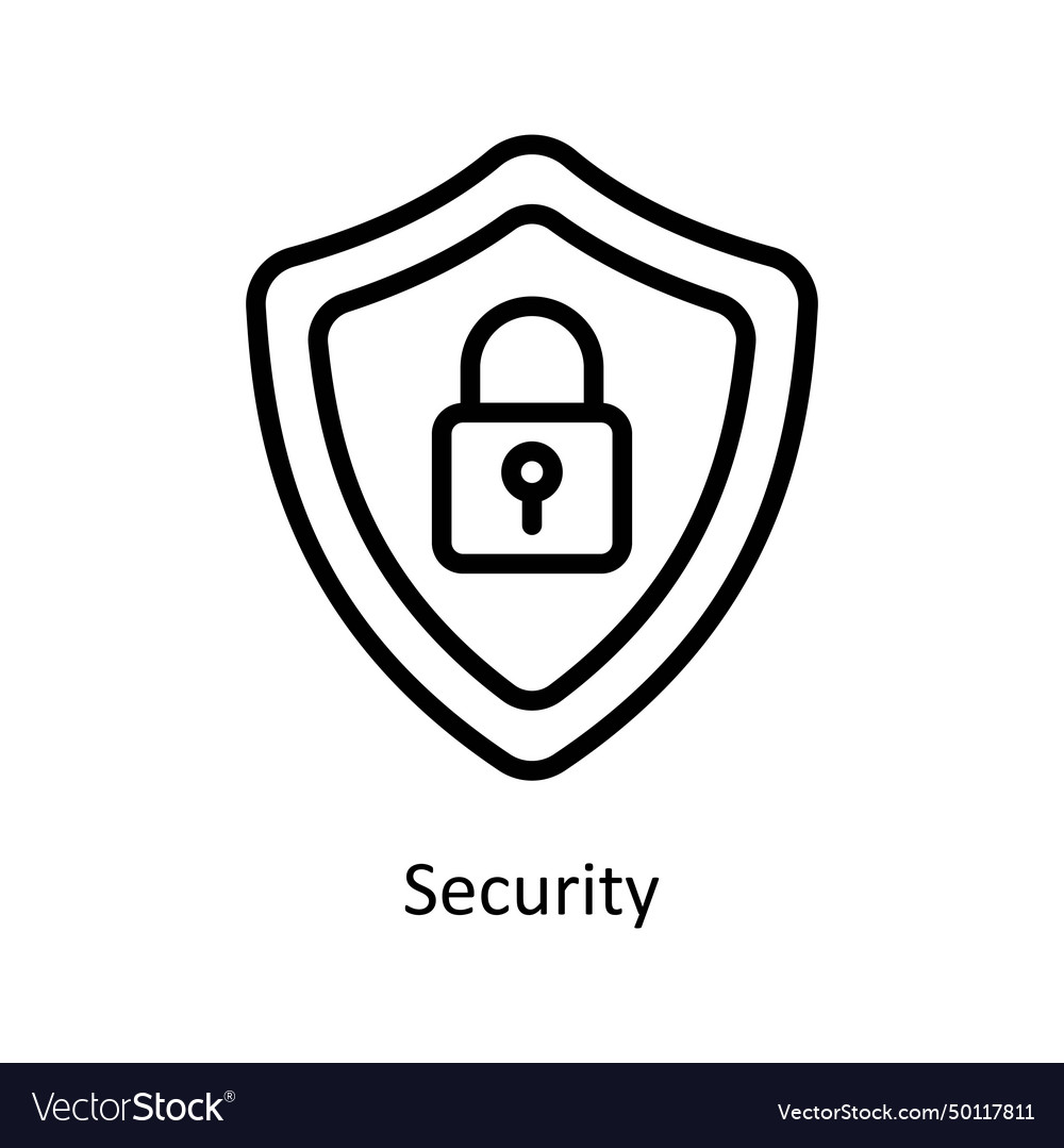 Security outline icon style e