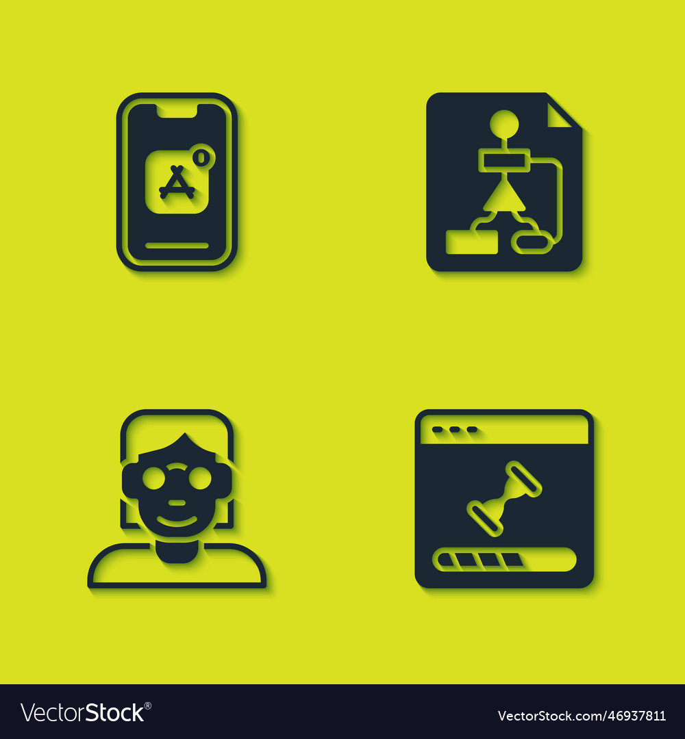 Legen Sie mobile Apps Datenfenster Hacker