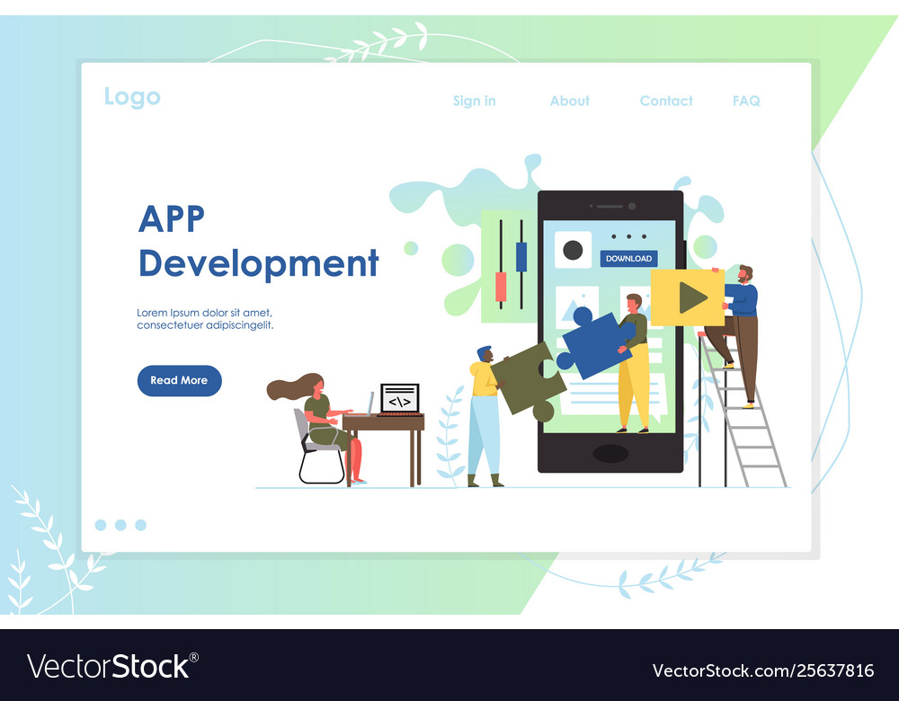 App Development Website Template