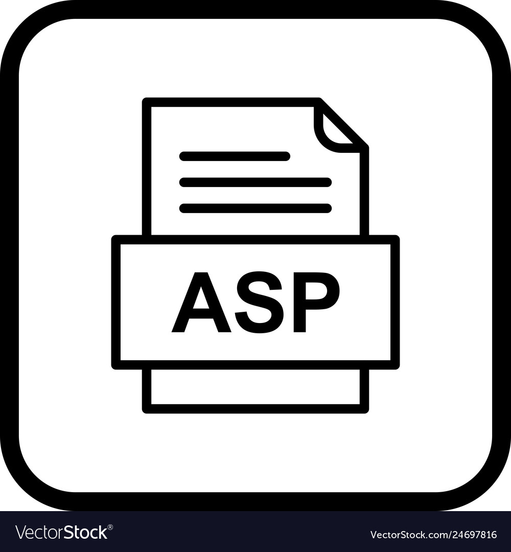 Asp file document icon