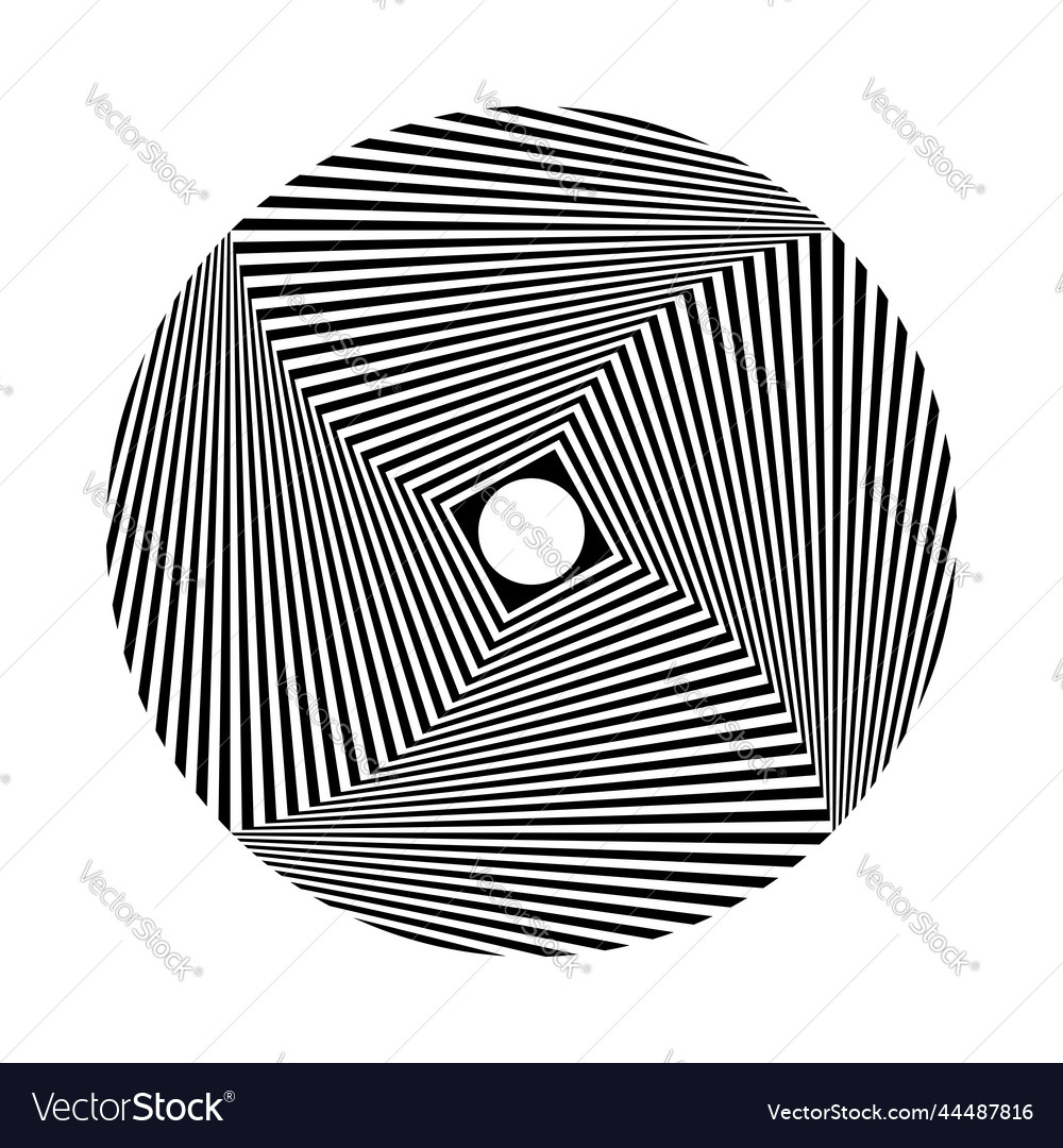 Circle circular rotation pattern vector image Circle circular rotation pattern