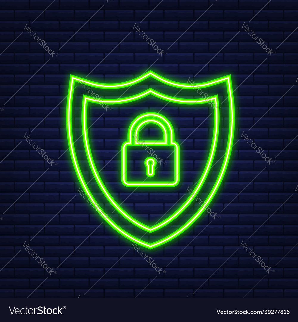 Cyber security logo with shield and check Vector Image Cyber security logo with shield and check