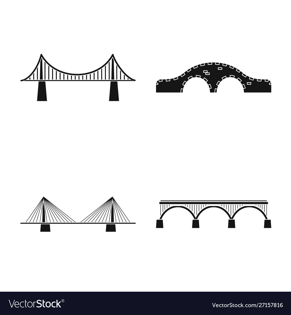 Isolierte Objektkonstruktion und Seitenlogo-Set vector image Isolierte Objektkonstruktion und Seitenlogo-Set