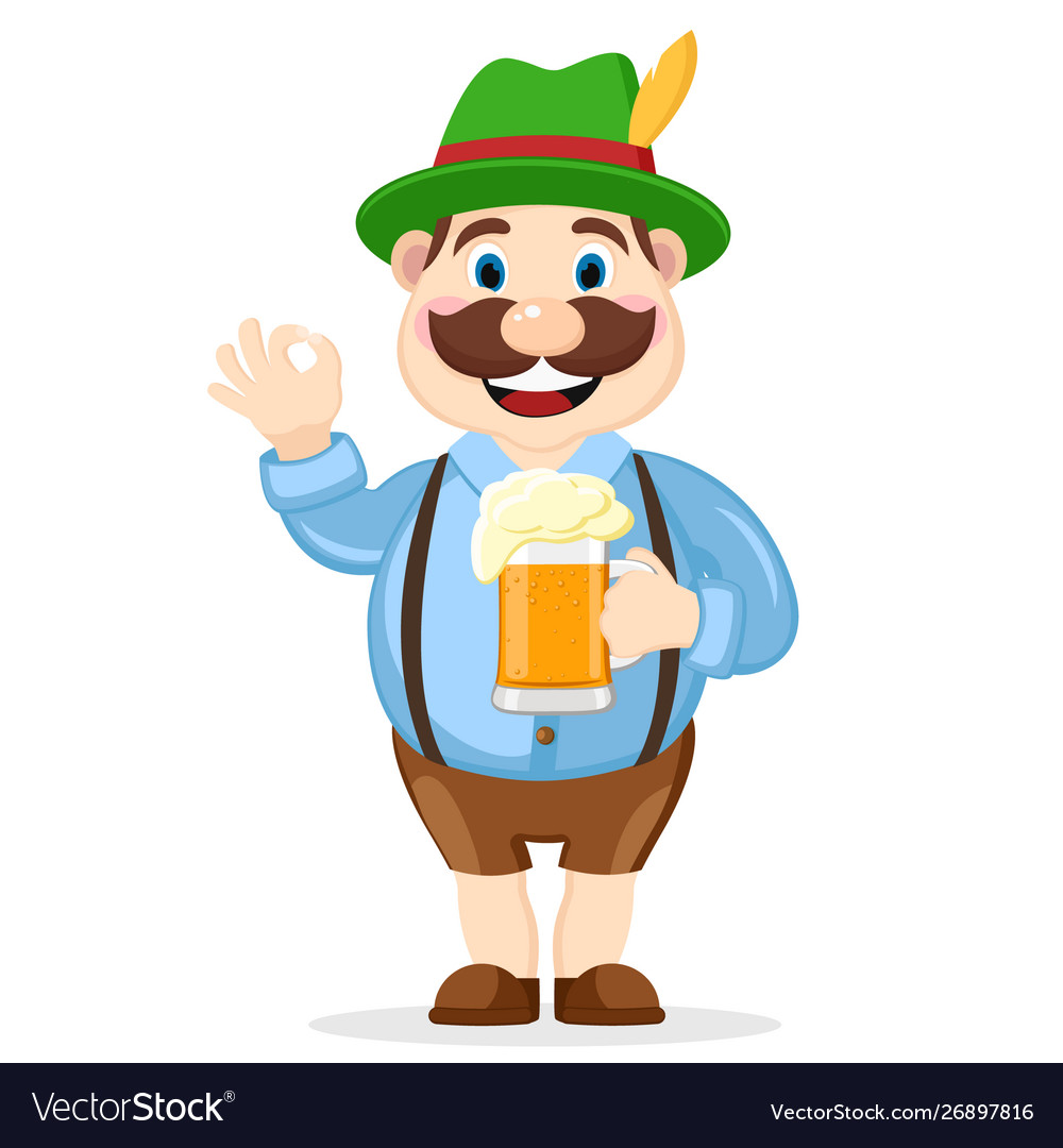 Man drinks a beer and shows class character