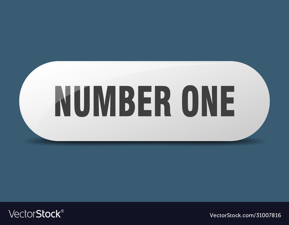 Number one button sign key push