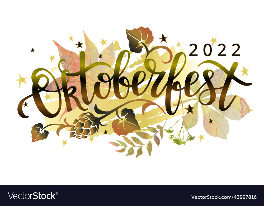 Oktoberfest 2022 festliche Banner Vector Image Oktoberfest 2022 festliche Banner