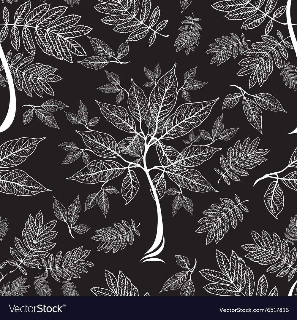 Seamless tree pattern 012